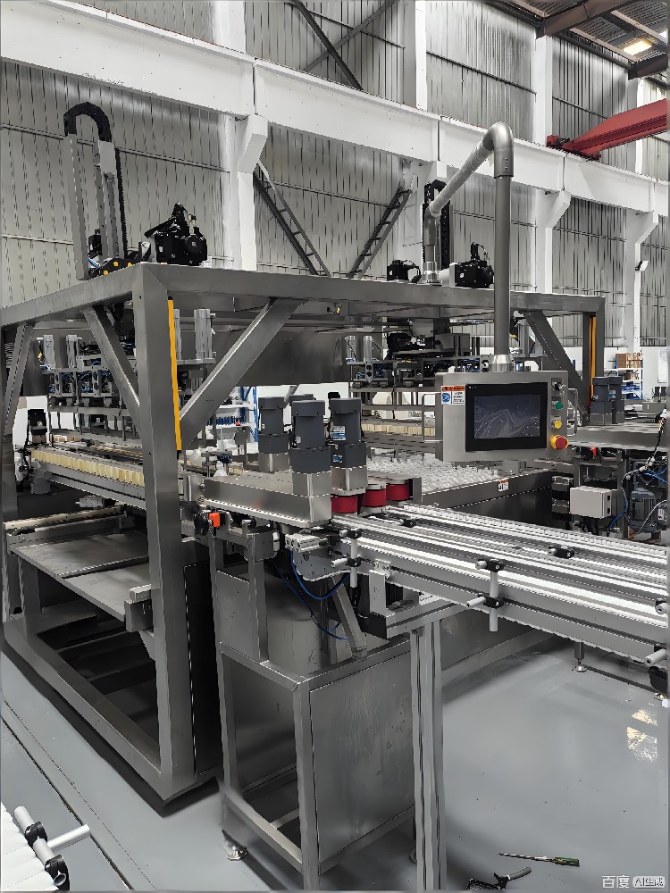 高速自动装盘机——PP矩形直立软袋灭菌质量解决方案       High-Speed Automatic Tray Loading Machine